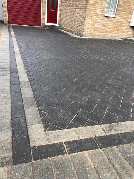 block paved driveway gravel garston watford 08