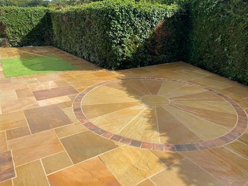 kings langley sandstone garden patio 10