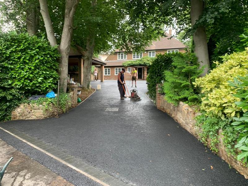 rickmansworth executive house tarmac driveway 04